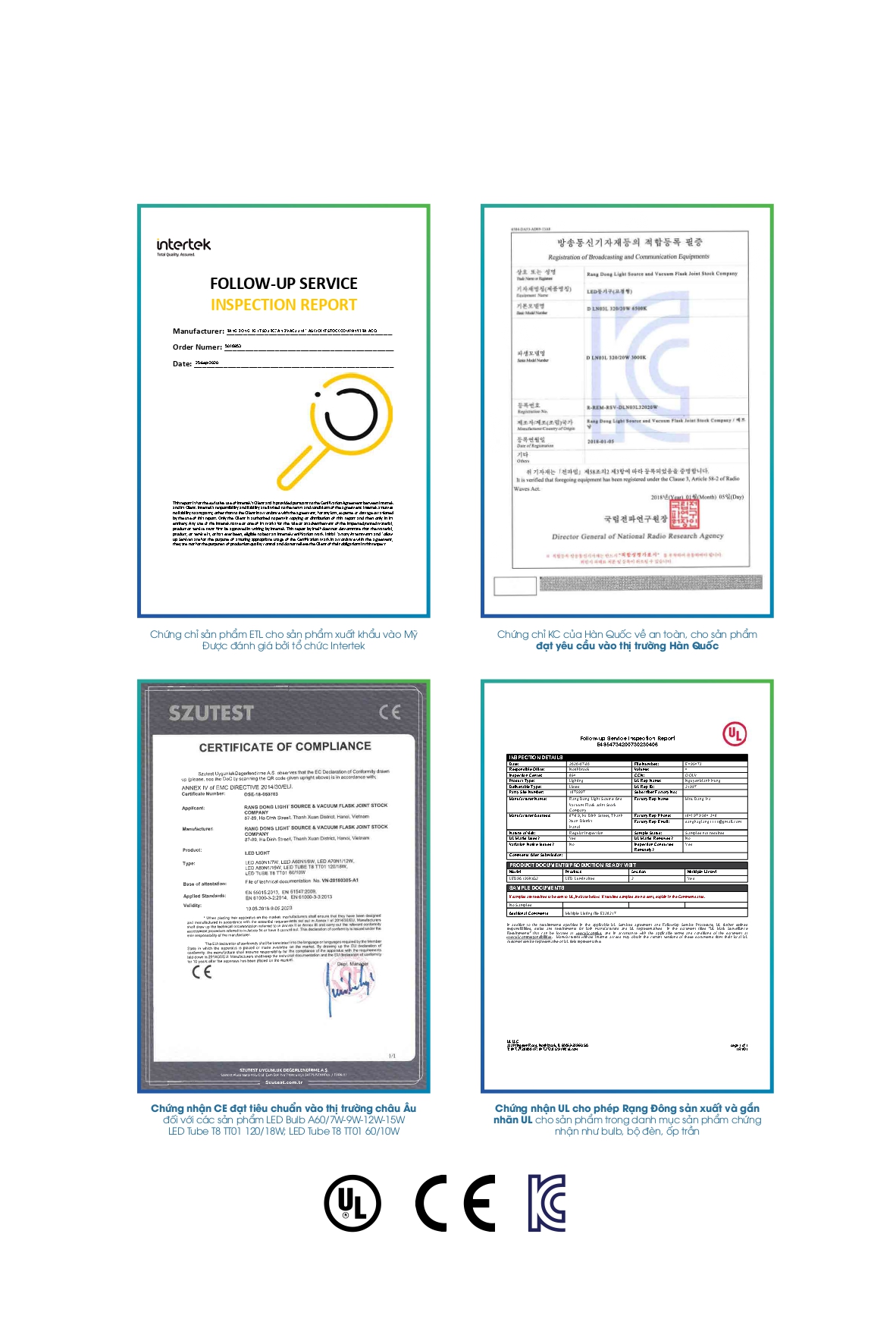 Bảng giá đèn LED Rạng Đông mới nhất